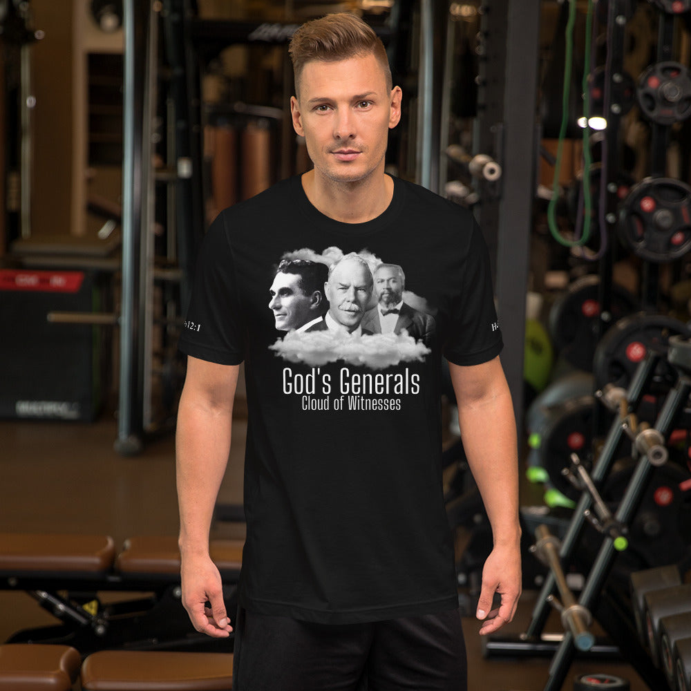 God's Generals Tshirt - Smith Wigglesworth, John G Lake, William Seymour
