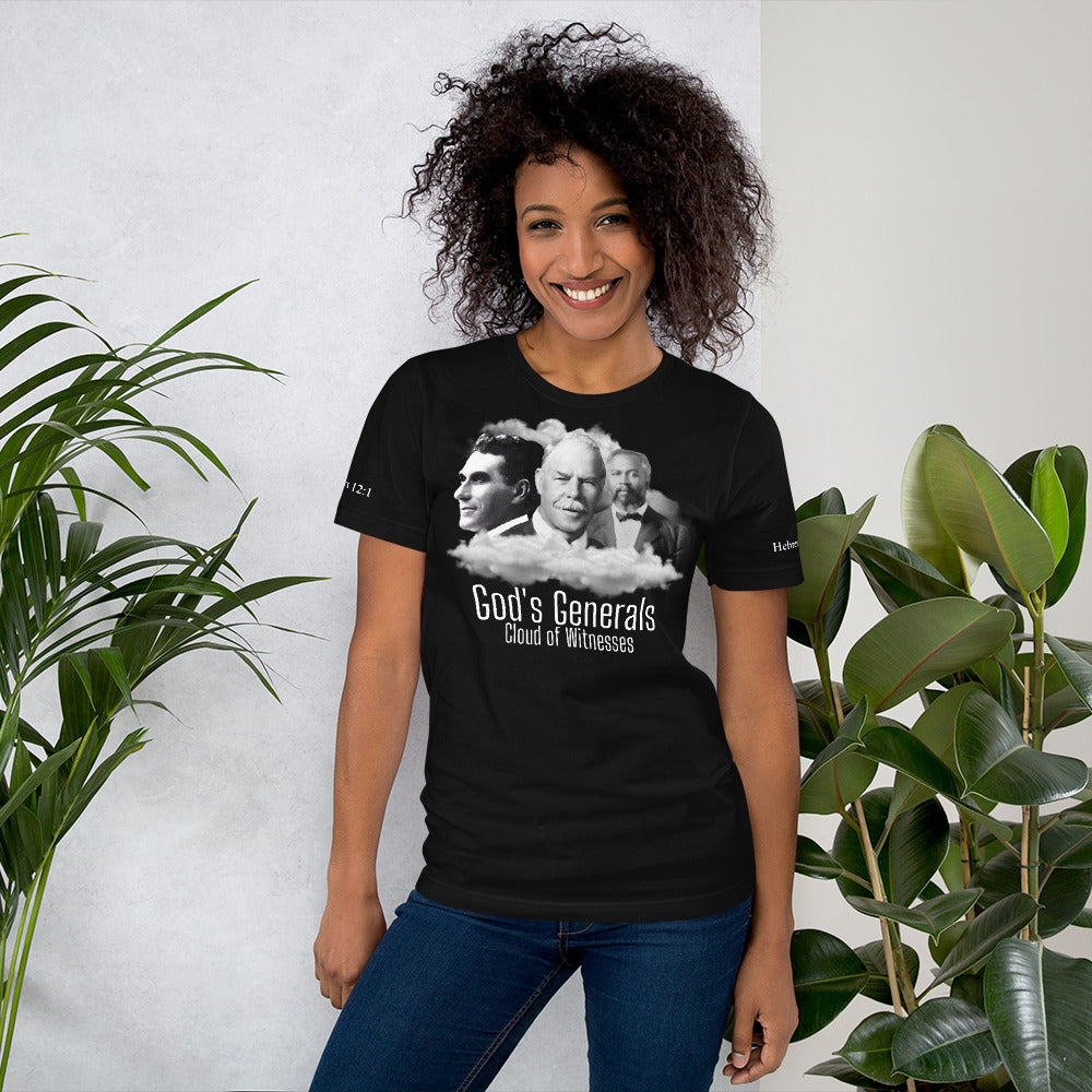 God's Generals Tshirt - Smith Wigglesworth, John G Lake, William Seymour