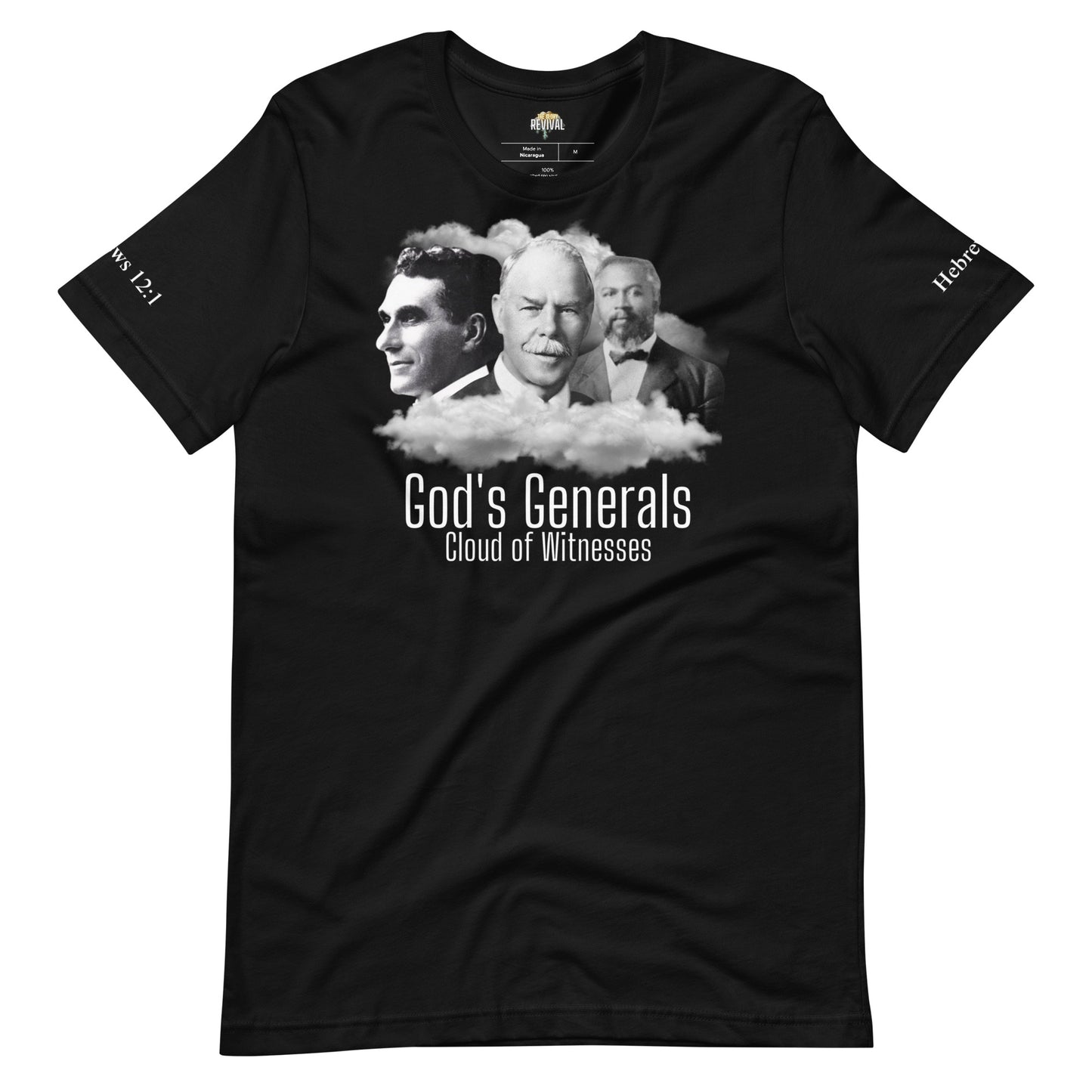 God's Generals Tshirt - Smith Wigglesworth, John G Lake, William Seymour