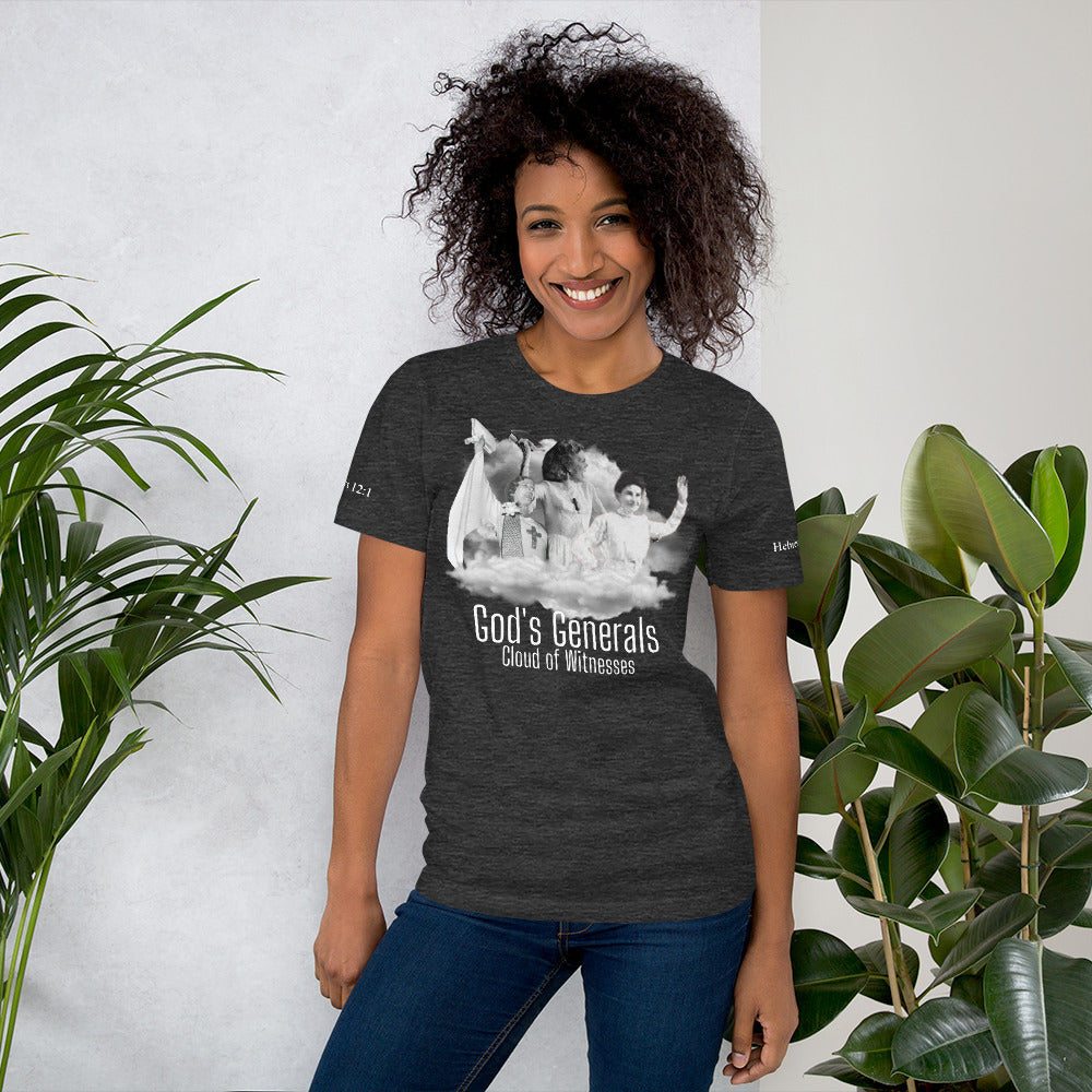 God's Generals Tshirt - Kathryn Kuhlman, Aimee Semple McPherson, Maria Woodworth-Etter