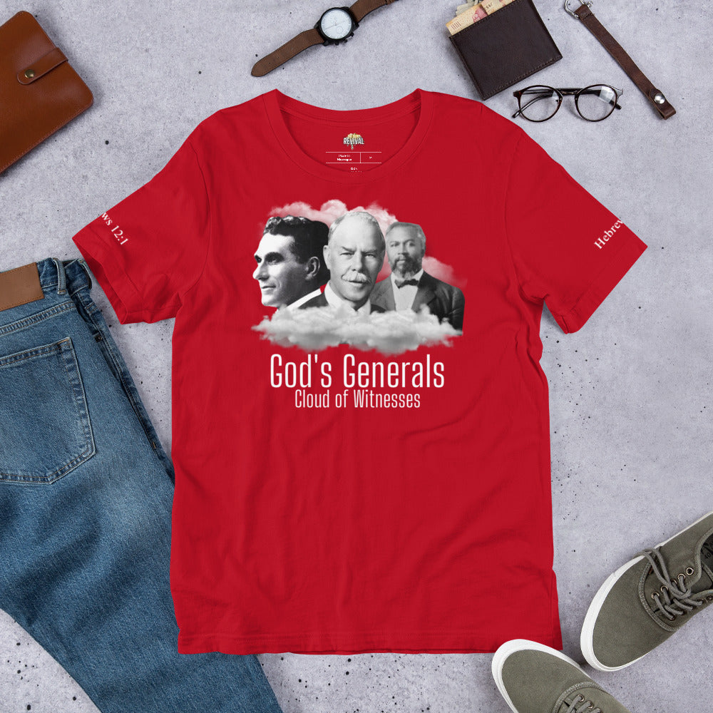 God's Generals Tshirt - Smith Wigglesworth, John G Lake, William Seymour